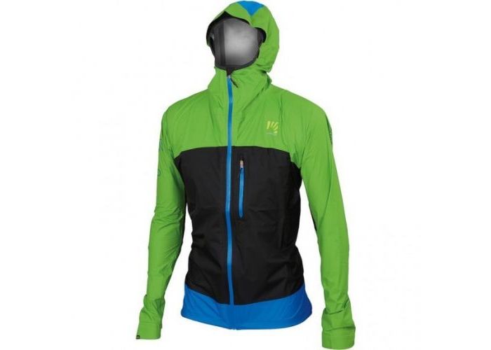 Pánska bunda KARPOS LOT RAIN JACKET zelená/ čierna