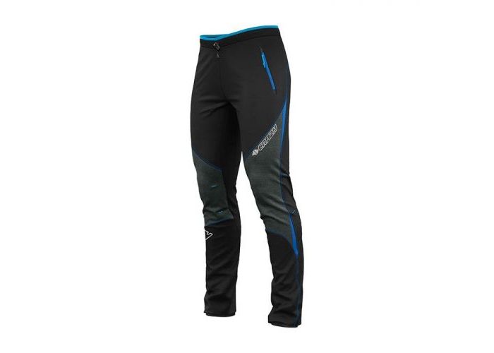Pánske skialpovo-turistické nohavice Crazy Idea PANTS VIPER 2019 Black-Bluette