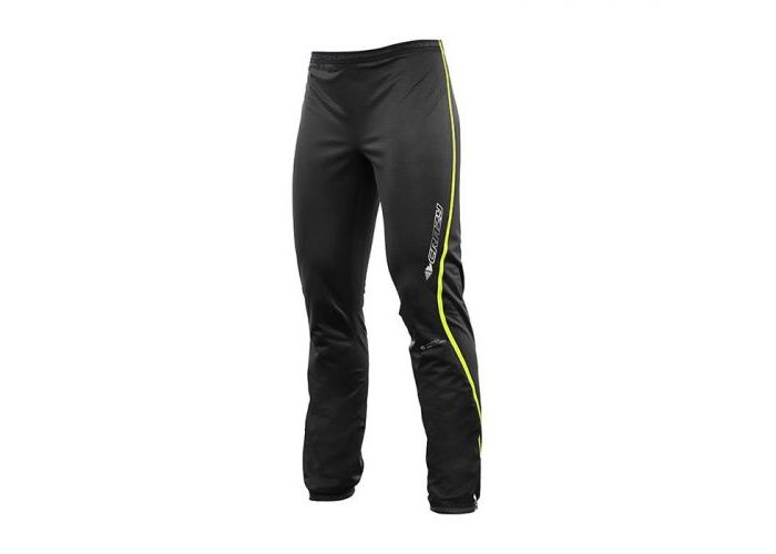 Pánske ľahké nohavice Crazy Idea PANT LIGHT Black-yellow