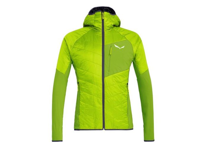 Salewa ORTLES HYBRID TIROLWOOL Pánska Hybridná turistická Bunda 3. vrstva yellow