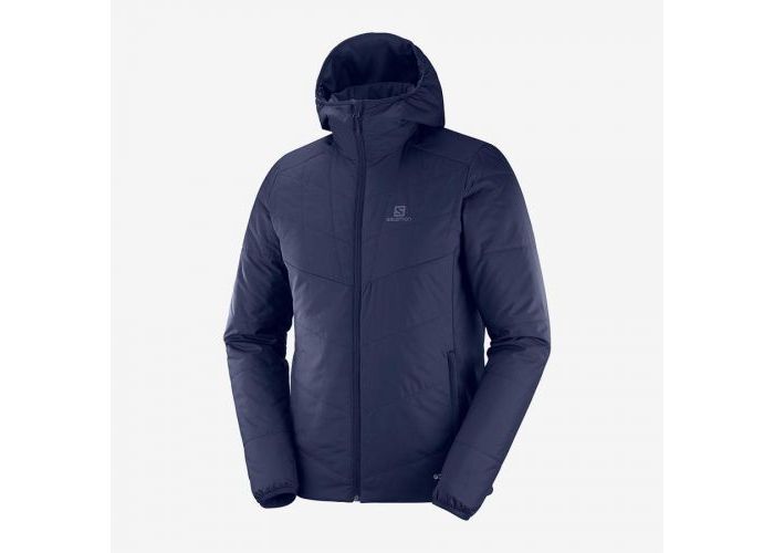 Salomon Drifter Mid Hoodie M Night Sky