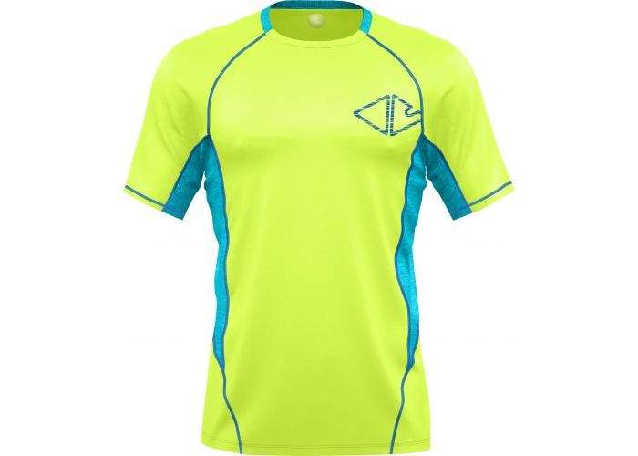 Pánske tričko  Crazy Idea T-shirt Pegasus Man Yellow Fluo