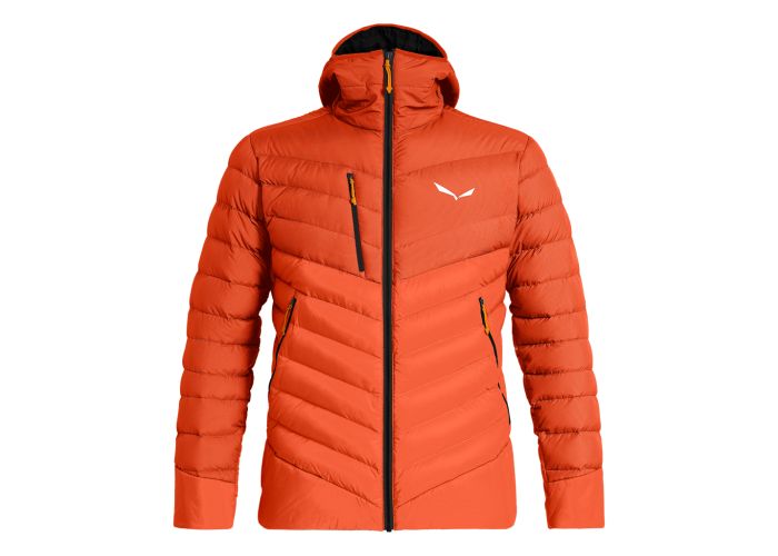 Salewa ORTLES MEDIUM 2 DOWN JKT Pánska Hybridná bunda 3. vrstva Orange 