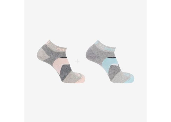 Salomon Outline Ankle 2 pack Socks Medium Grey