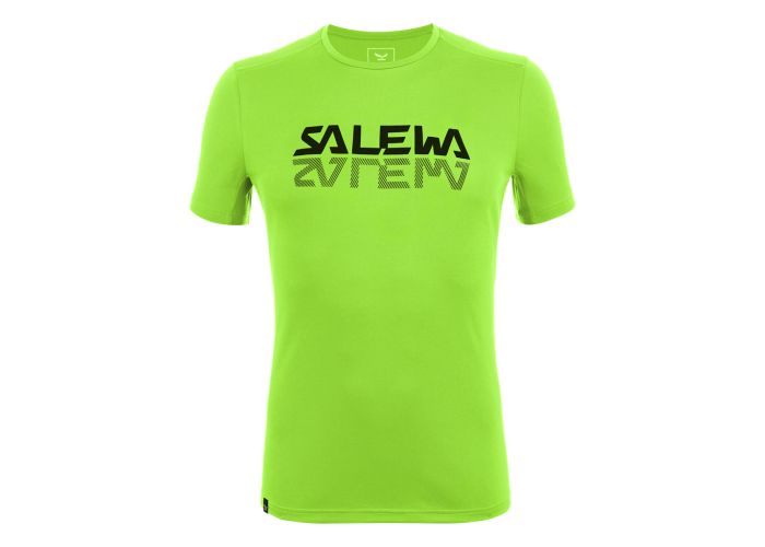 Salewa SPORTY GRAPHIC DRY M S/S Pánske rýchloschnúce tričko green