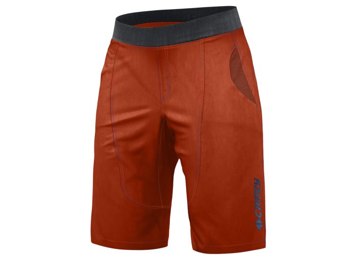 Crazy Idea pánske krátke nohavice SHORT COPPER MAN / Brick