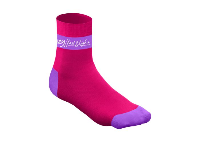 Ponožky CRAZY IDEA Carbon socks Pop