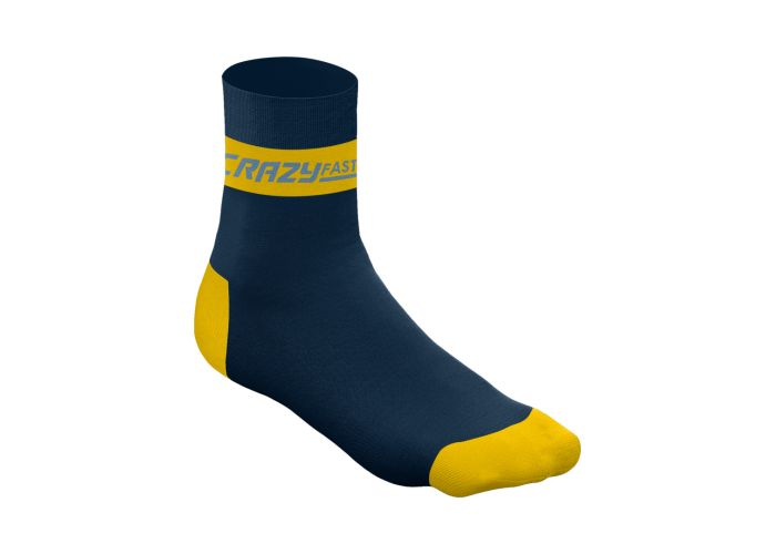 Ponožky CRAZY IDEA Carbon socks Sulfur