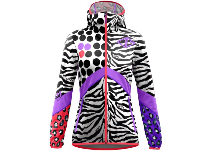 Crazy Idea JKT WOODSTOCK LIGHT W Black Zebra