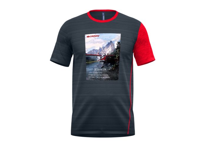 CRAZY IDEA T-shirt Delay man Vento Red