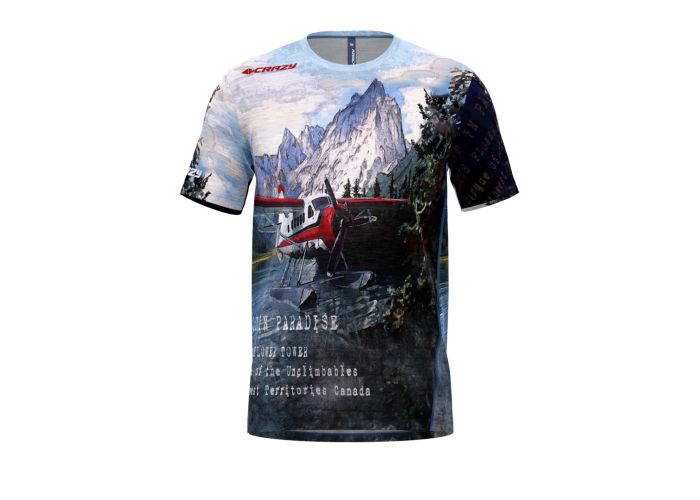 Crazy Idea T-shirt Legend Man Lost in paradise