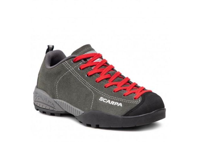 Turisticka obuv - SCARPA MOJITO KID grey-red