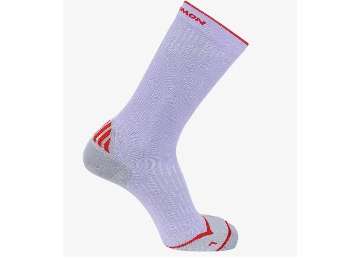 Salomon Ultra Crew unisex ponožky Fiery red