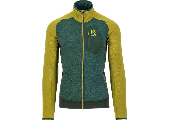 KARPOS Odle Fleece pánska fleeceová mikina 2. vrstva zlatohnedá