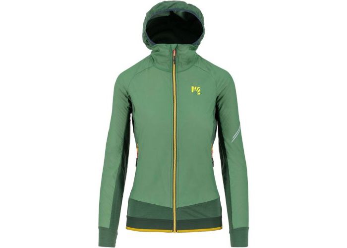 Karpos Lavaredo Winter dámska hybridná bunda Frosty / tmavozelená