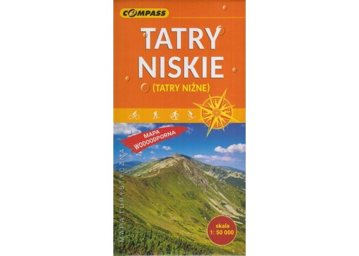 Mapa NIZKE TATRY Compas  vodeodolná