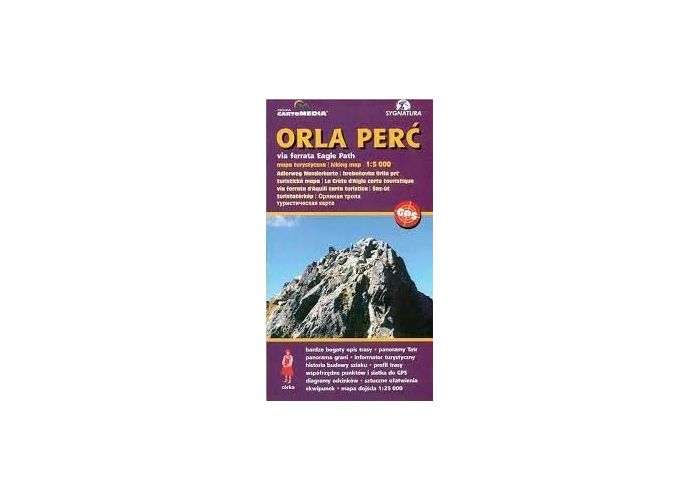 Turistická mapa ORLA PERC via ferrata