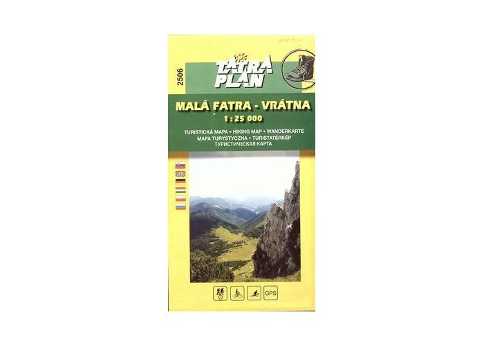 Turistická mapa TatraPlan MALÁ FATRA  - Vrátna