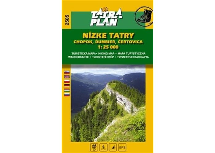 Turistická a cyklistická mapa NÍZKE TATRY -Chopok, Ďumbier, Čertovica