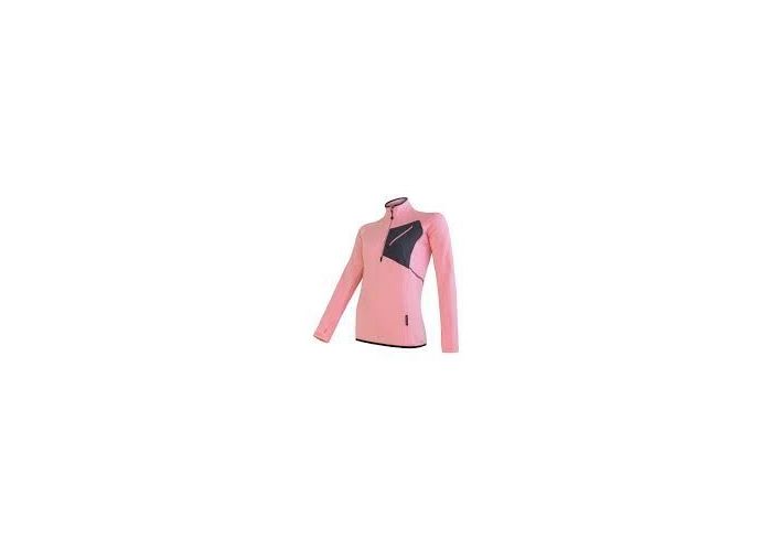 Mikina Sensor Technostretch kr. zips strawberry ice