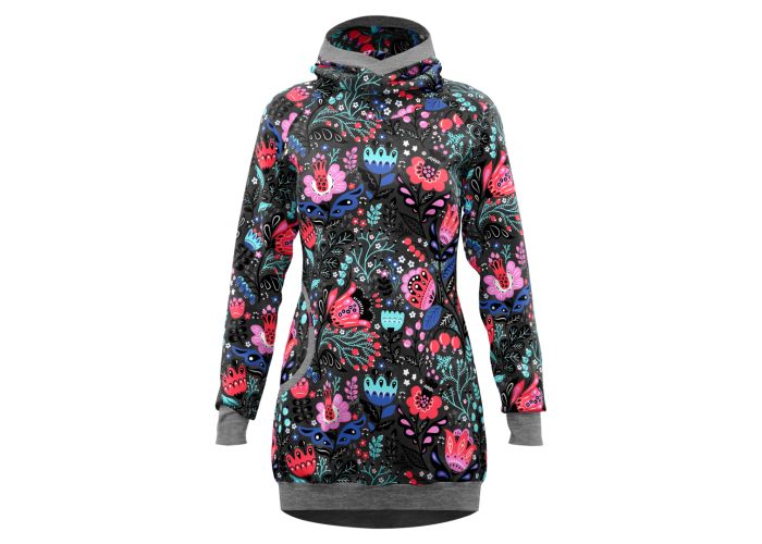 Dámska mikina CRAZY IDEA SPRITZ DRESS W Folk lambada 22/23