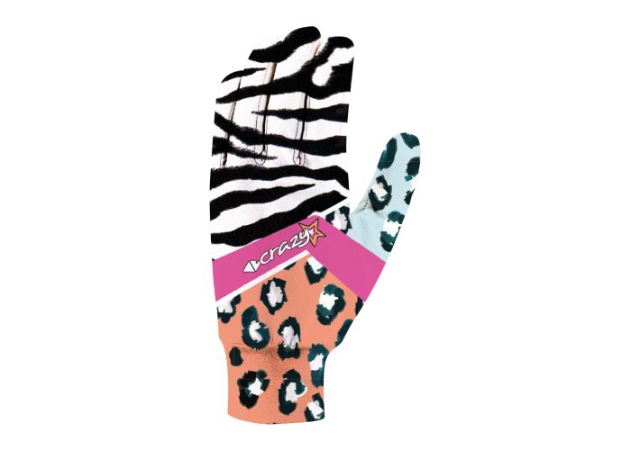 Crazy Idea Gloves Touch Black Zebra 22/23 
