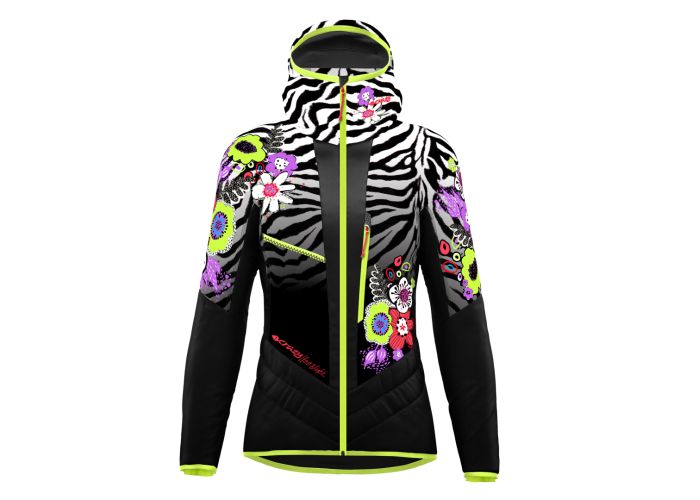 CRAZY IDEA JKT OXYGEN Dámska technická bunda Doodles 22/23