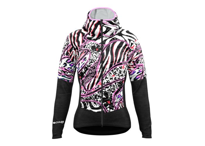 CRAZY IDEA JKT TRILOGY  W Dámska hybridná bunda Zebra mix 22/23