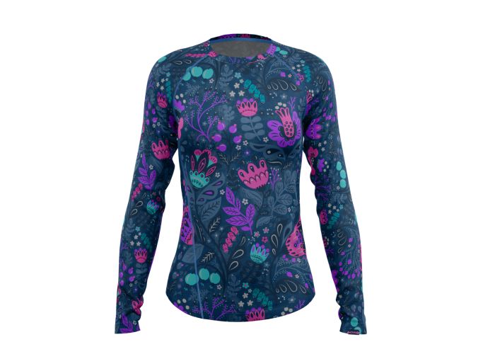 CRAZY IDEA dámske tričko long sleeve Aria Folk Vento 22/23
