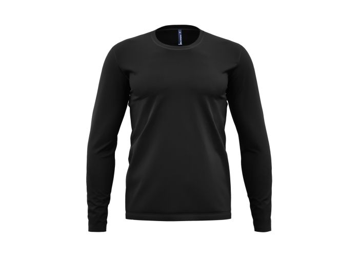 Pánske tričko CRAZY IDEA long sleeve gulliver Black 22/23