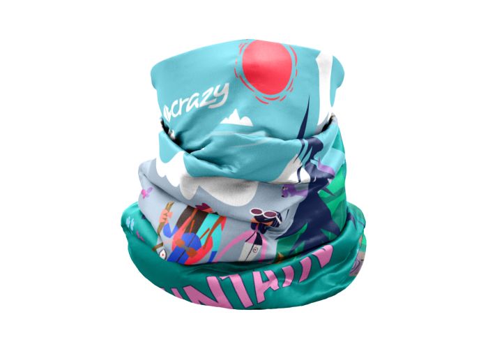 Crazy idea neck guard I love mountain 23
