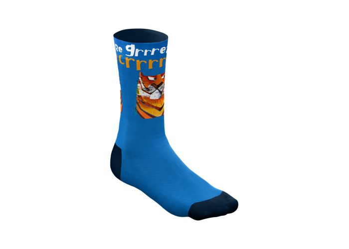 Ponožky CRAZY IDEA socks Tiger 23