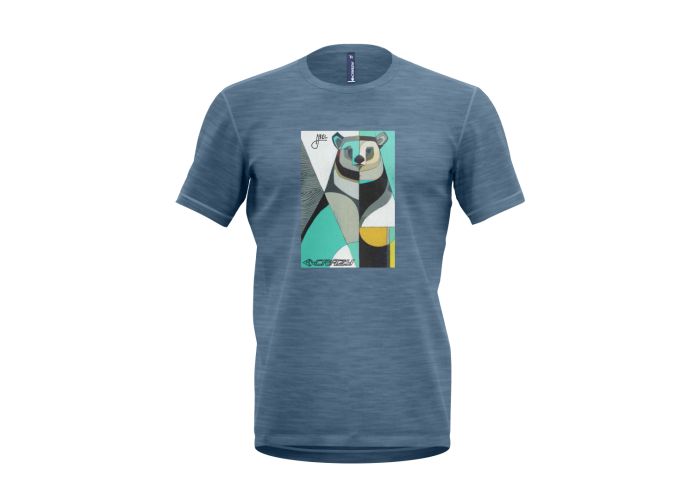 Pánske tričko CRAZY IDEA T-SHIRT GULLIVER dust/graphit