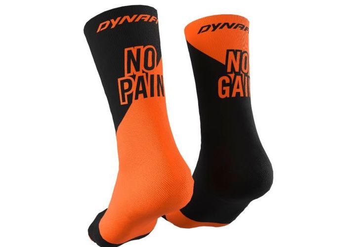 Ponožky Dynafit No pain no gain Shocking orange