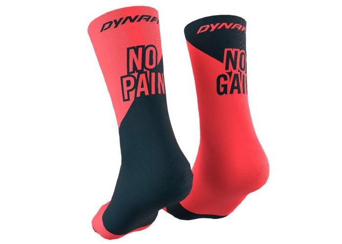 Ponožky Dynafit No pain no gain Fluo coral