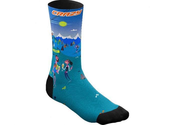Ponožky CRAZY IDEA socks I love mountain 23