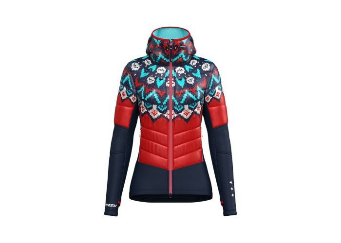 CRAZY IDEA JKT TRILOGY W Norway Red Wool