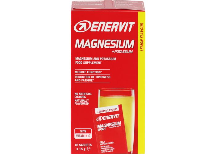 Enervit Magnesium + Potassium Instant Drink Citrón 10x15 g