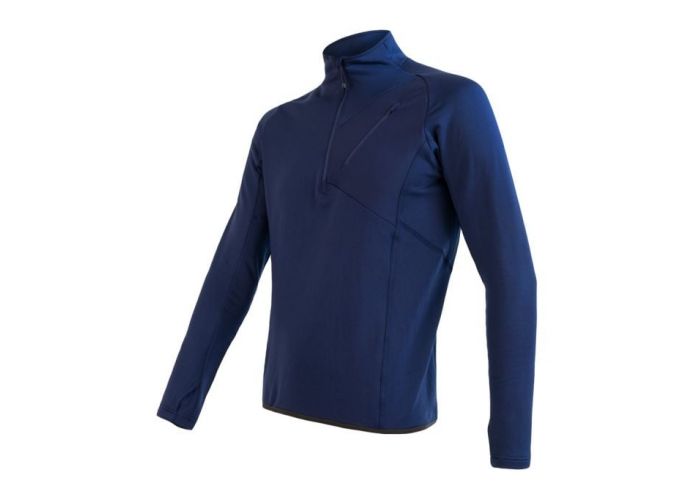 Mikina Sensor Technostretch kr. zips červená, modrá