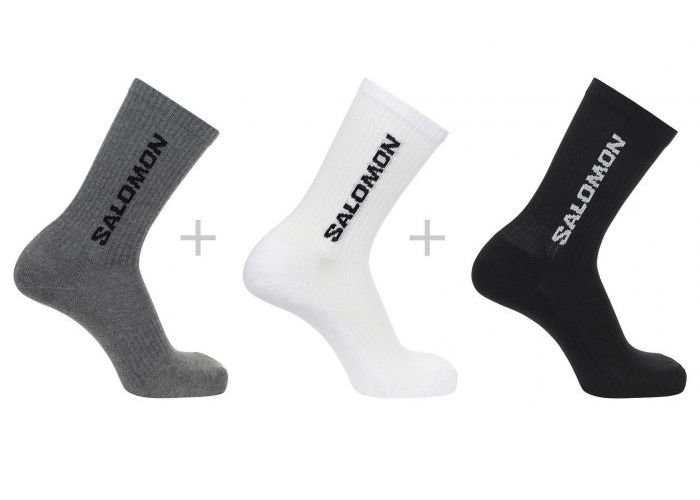 Ponožky Salomon EVERYDAY crew 3-pack black/white/grey