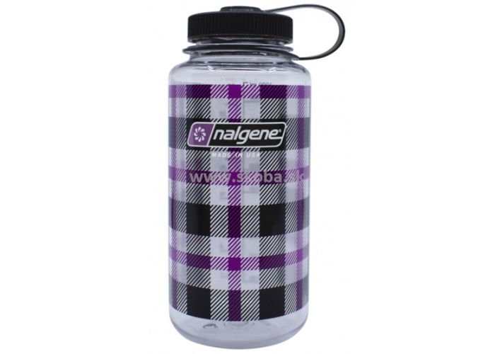 Nalgene fľaša Purpe Plaid 1l