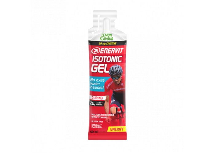 Enervit Isotonic Gel During Lemon Flavour 60 ml Caffeine Gel