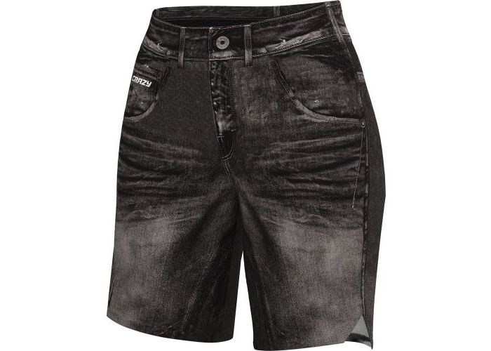 Crazy Short Wonder Magic Woman Print Dark Jeans dámske krátke nohavice