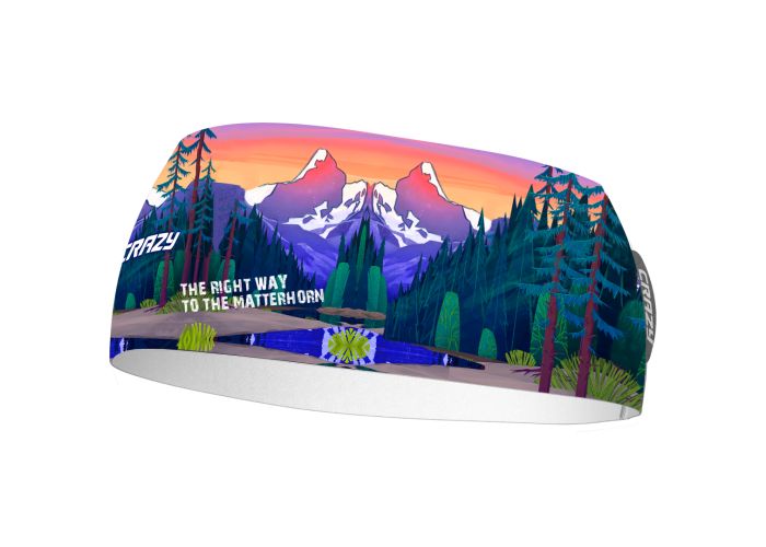 Crazy Band Sharp Cut Rainbow čelenka bufka