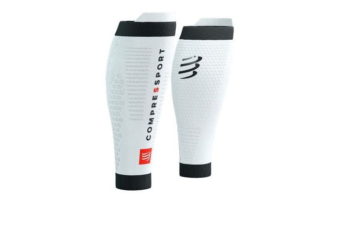 Compressport R2 3.0 White/Black T4 lýtkový návlek