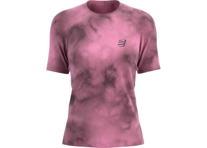 Compressport Perfprmance SS Tshirt W - Eat My Dust Tie Dye dámske bežecké tričko