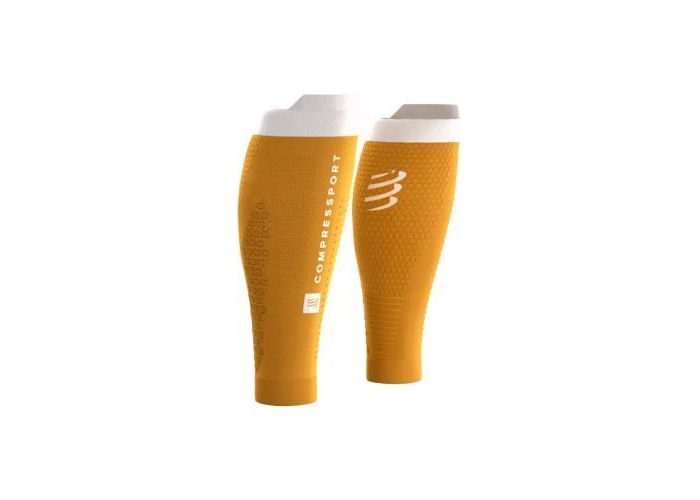 Compressport R2 3.0 Sunflower/Gray T2 návlek na lýtko