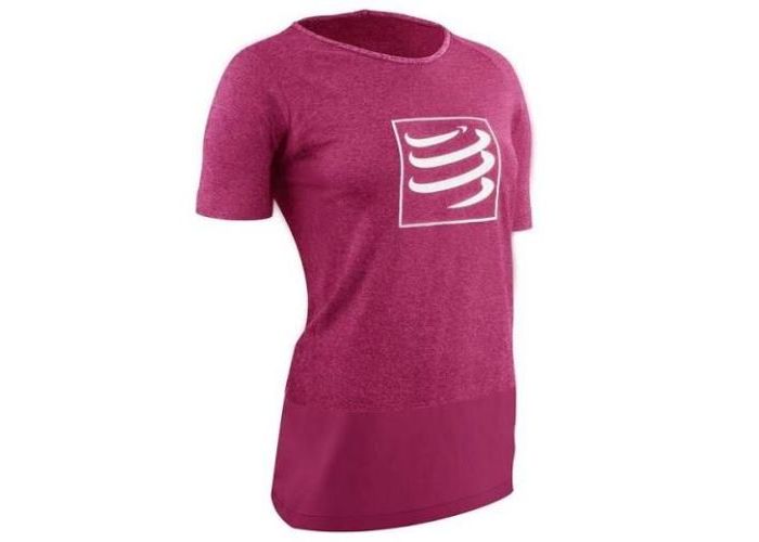 Compressport Training Tshirt W Pink Melange