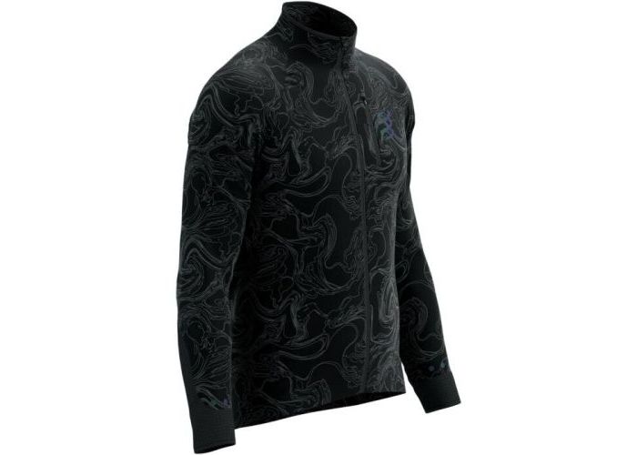 Compressport Hurricane Windproof Jacket M Aurora Black/Aurorea